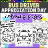 School Bus Driver Appreciation Coloring Pages | Thank You Cards