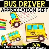 School Bus Driver Appreciation Day Cards Gift Craft