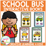 School Bus Interactive Books - Colors Emotions Counting Shapes