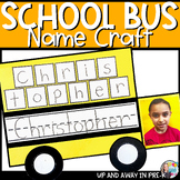 School Bus Name & Shape Craft - Back to School Transportat
