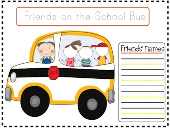 FILLABLE School Bus Kids' Daily and Homework Organizer 
