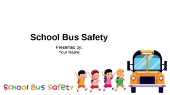 Bus Safety Powerpoint Teaching Resources | TPT