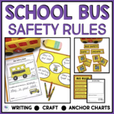 School Bus Safety Rules | Craft | First Week Of School Kin