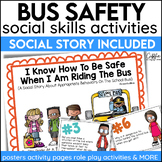 Social Story Riding the Bus School Bus Safety Awareness Po