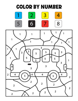 School Bus Worksheets : Cutting/ Coloring/ Writing... | Fine Motor ...