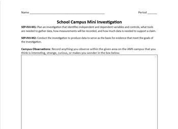Preview of School Campus Field Investigation