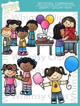 School Carnival Clip Art by Whimsy Clips | Teachers Pay Teachers