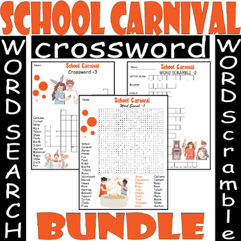 Carnival Word Search for Kids