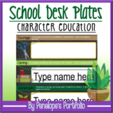 Desk Plates / Name Plates - Character Education & School C