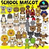 School/Class Mascots Clip Art Set {Educlips Clipart}