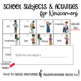 School Classes Visuals & Sen Frames ESL newcomers socio-em
