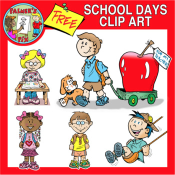 children and teacher clip art