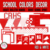 School Colors Classroom Decor and Bulletin Boards Kit - Re