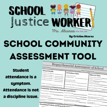 Preview of School Community Assessment Tool - School and Community Data Collection Template