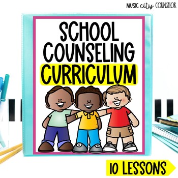 Preview of School Counseling SEL Curriculum 10 Classroom Guidance Lessons #2
