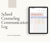 School Counseling Communication Log