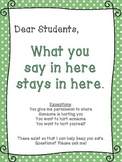 School Counseling Confidentiality Poster - MULTIPLE COLORS