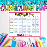 School Counseling Curriculum Map Editable FREEBIE