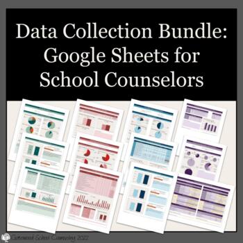 Preview of School Counseling Data Collection Spreadsheets