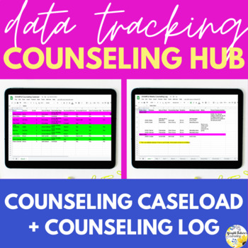 Preview of School Counseling Data Collection Spreadsheets - Caseload and Counseling Log