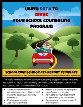 Preview of School Counseling Data Report Template