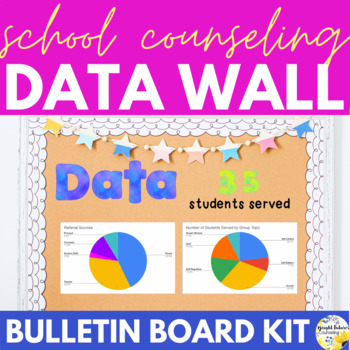 Preview of School Counseling Data Wall - Counseling Bulletin Board