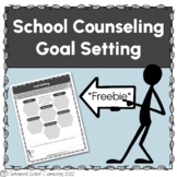 School Counseling Goal Setting Worksheet Freebie