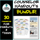 School Counseling- Handouts for Parents and Students- BUND