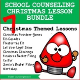 School Counseling Lessons Christmas Bundle