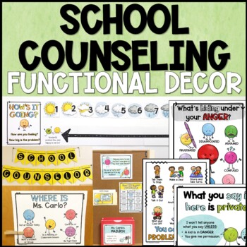 School Counseling Office Decor Bundle By The Responsive Counselor