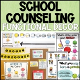 School Counseling Office Decor Posters and Referrals and Scale