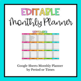 School Counseling Planner - Editable Google Sheets Resource