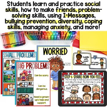 School Counseling SEL Curriculum 10 Classroom Guidance Lessons #3