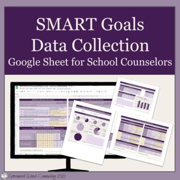 Preview of School Counseling SMART Program Goal Data Collection Spreadsheet