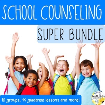 Preview of Counseling Curriculum - Guidance Lessons, Small Group Counseling, and Data Tools