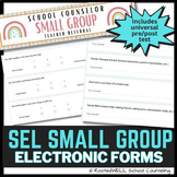 School Counseling Small Group Consent Form EDITABLE, Pre/P