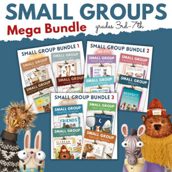 Preview of Small Groups Mega Bundle Upper Elem 12 Kits