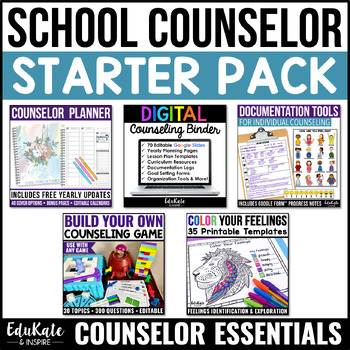 Preview of School Counseling Starter Pack: Counseling Essentials