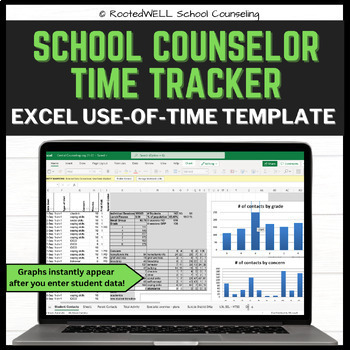 Preview of School Counselor Time Tracker, Use of Time, Contact and MTSS Behavior Tracking