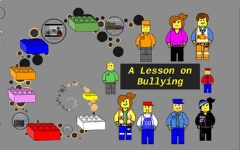Preview of School Counseling lesson on Bullying with Prezi (Lego Theme)