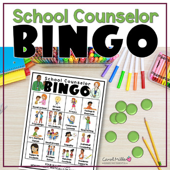 Preview of School Counselor BINGO | Role Of The Counselor