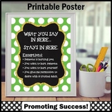 School Counselor Bulletin Board Poster Confidentiality Rul