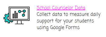 Preview of School Counselor Data Tracker