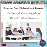 School Counselor Interview Questions and Answers and Practice
