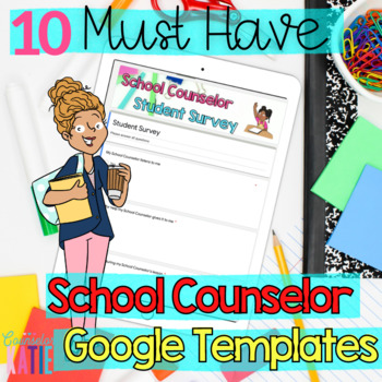 Preview of School Counselor Needs Assessment - Google Forms - Organization - Digital
