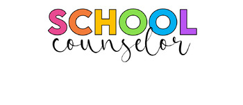 Preview of School Counselor PNG file graphic (transparent background)