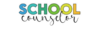 Preview of School Counselor PNG file graphic (transparent background)