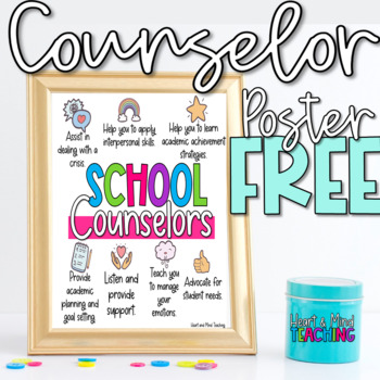 Preview of School Counselor Posters FREEBIE