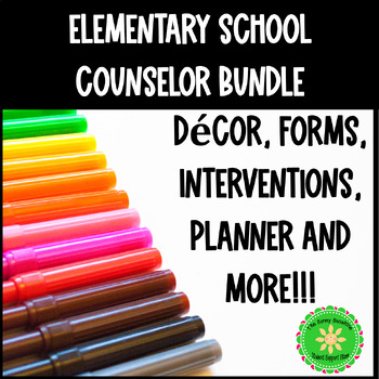 Preview of School Counseling Starter Bundle