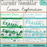 School Counselor's Corner Newsletter: Career Exploration Topic